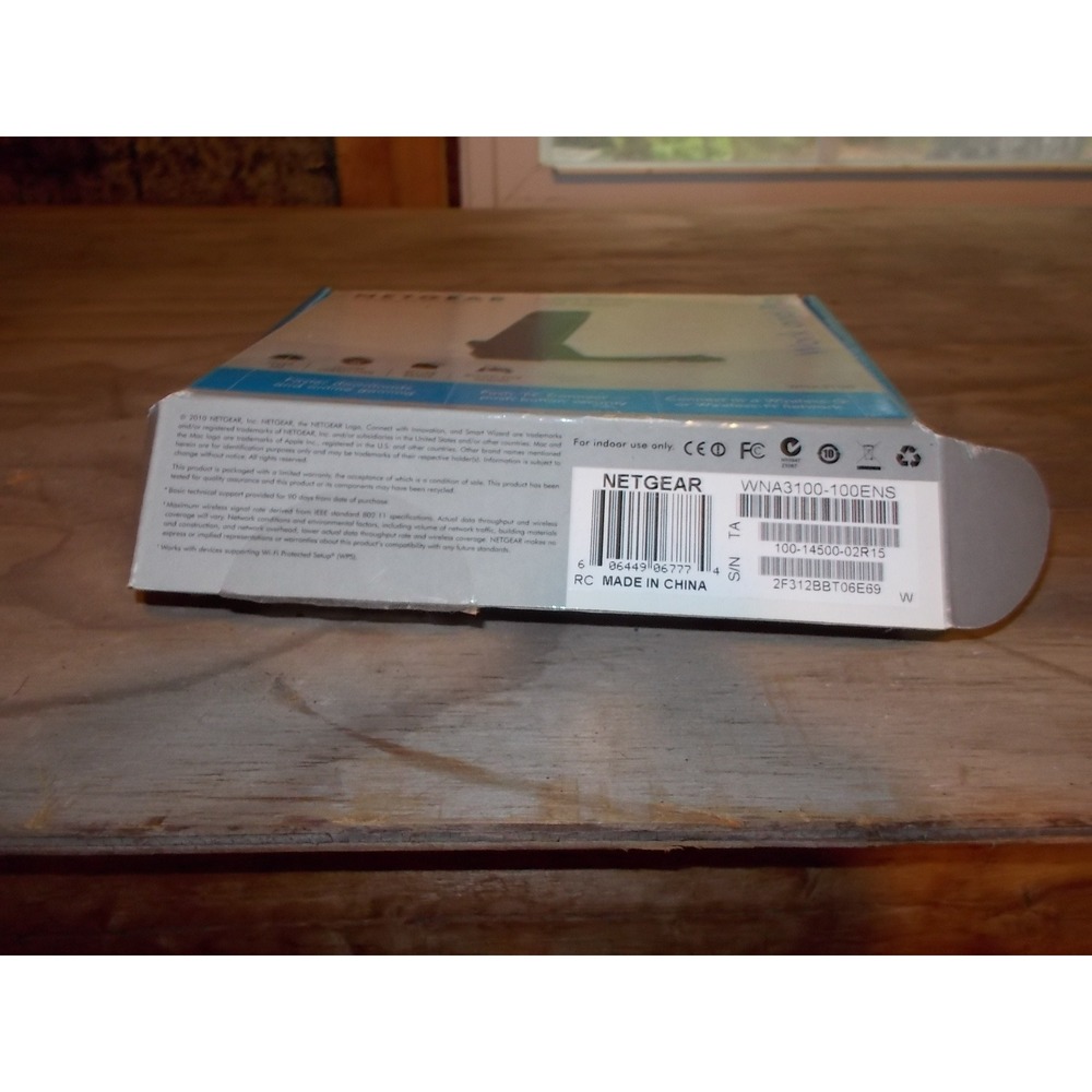 Netgear N300 Wireless USB Adapter WNA3100-100ENS WiFi Network Card New Box